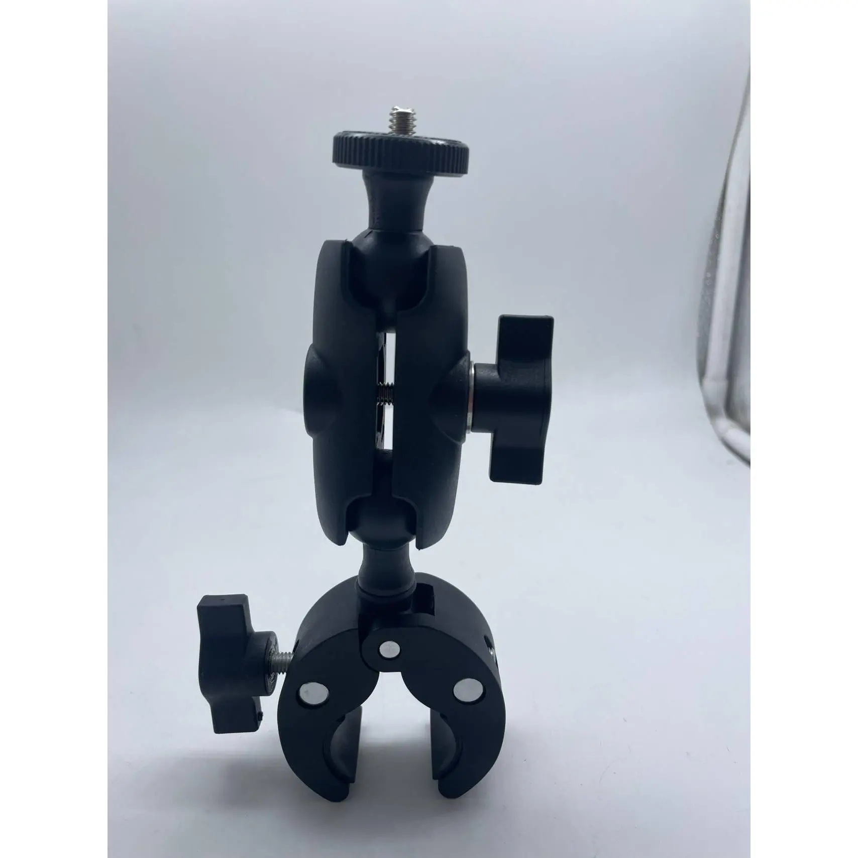Aluminum Motorcycle Camera Mount Bracket for Action Cam DVR, Handlebar & Mirror Base Clamp