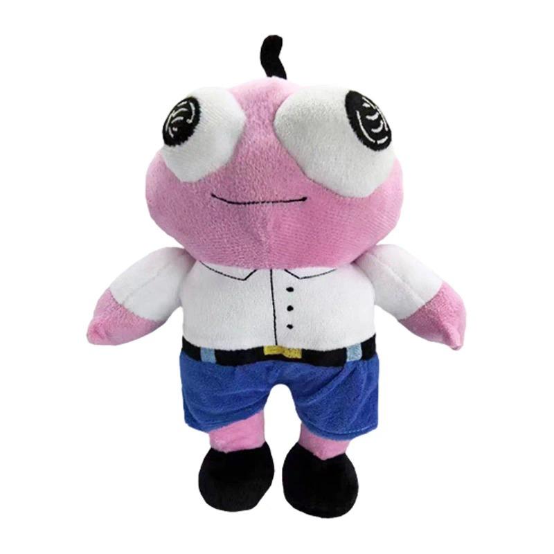 Smiling Friends Red Guy Plush Toy, Soft Meme Character Stuffed Doll, Cute Cartoon Plushie Gift for Fans & Kids