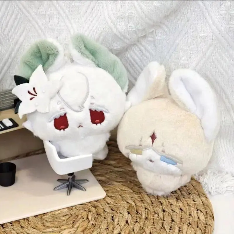 10cm Kawaii Japanese Anime Cookie Kingdom Soft Plush Doll - Unisex Pure Vanilla, White Lily Cookie Cosplay Toy with NuNu Body, Collectible High-Quality Gift for Hobbyists
