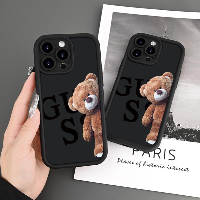 Phone Case - This Protective Case Features a Charming Bear Design, Showcasing Your Distinctive Style. It Is Compatible with Various for iPhone 17 E Air Pro ProMax iPhone16 15 14 Plus 13 12 Mini 11 X XS XR