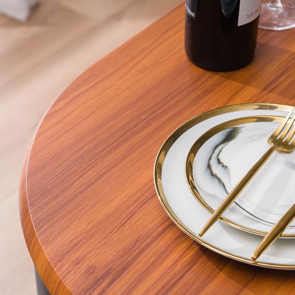 Compact Dining Table and Chairs Set, Easy Assemble Space Saving Table Set for Small Apartments