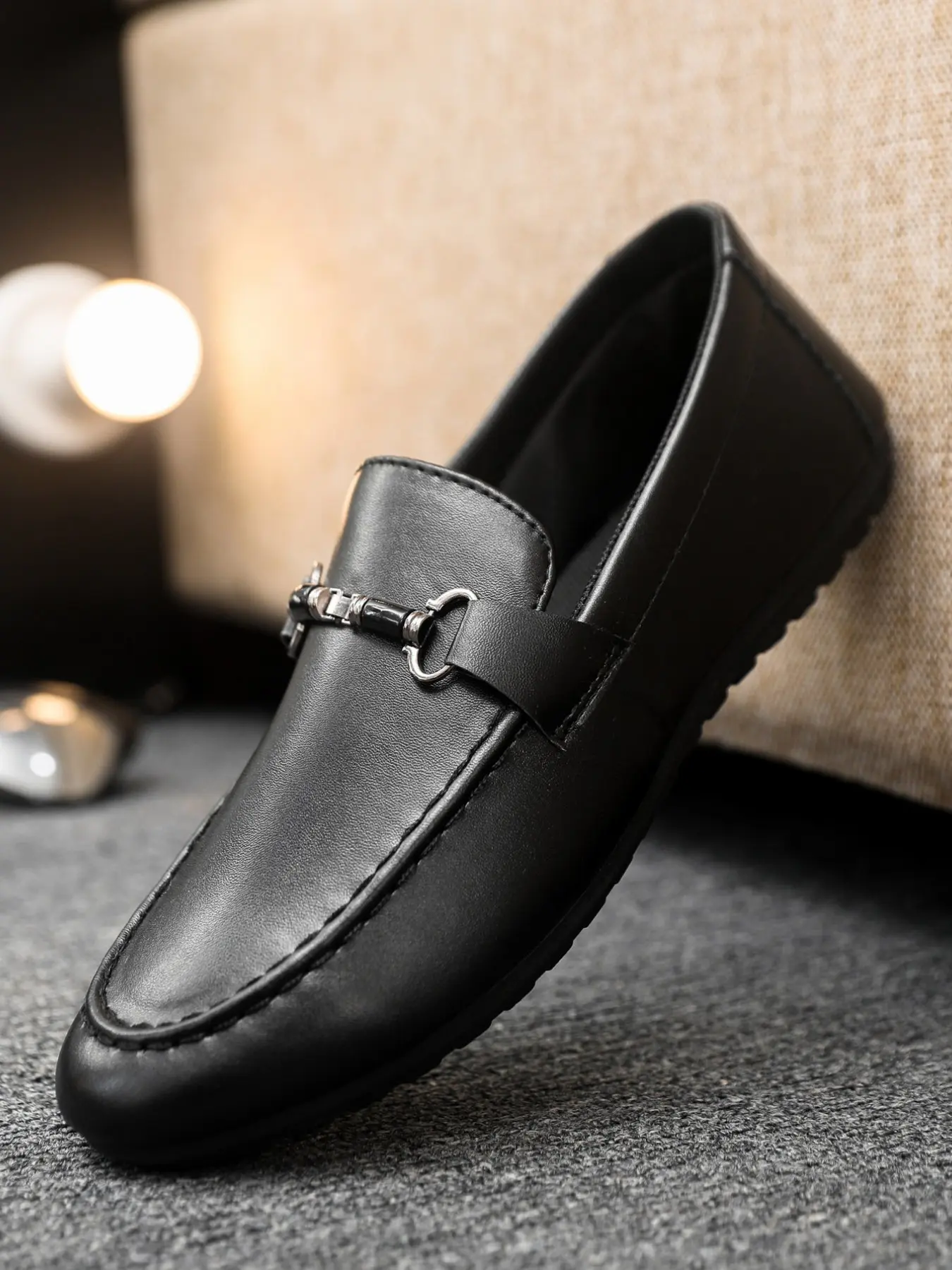 Cross-Border Large Size Men's Shoes, Summer Trendy New Arrival, Korean Style Versatile Casual Slip On Fashion Shoes, Lazy One-Step on Lightweight Loafers Bean Shoes for Men