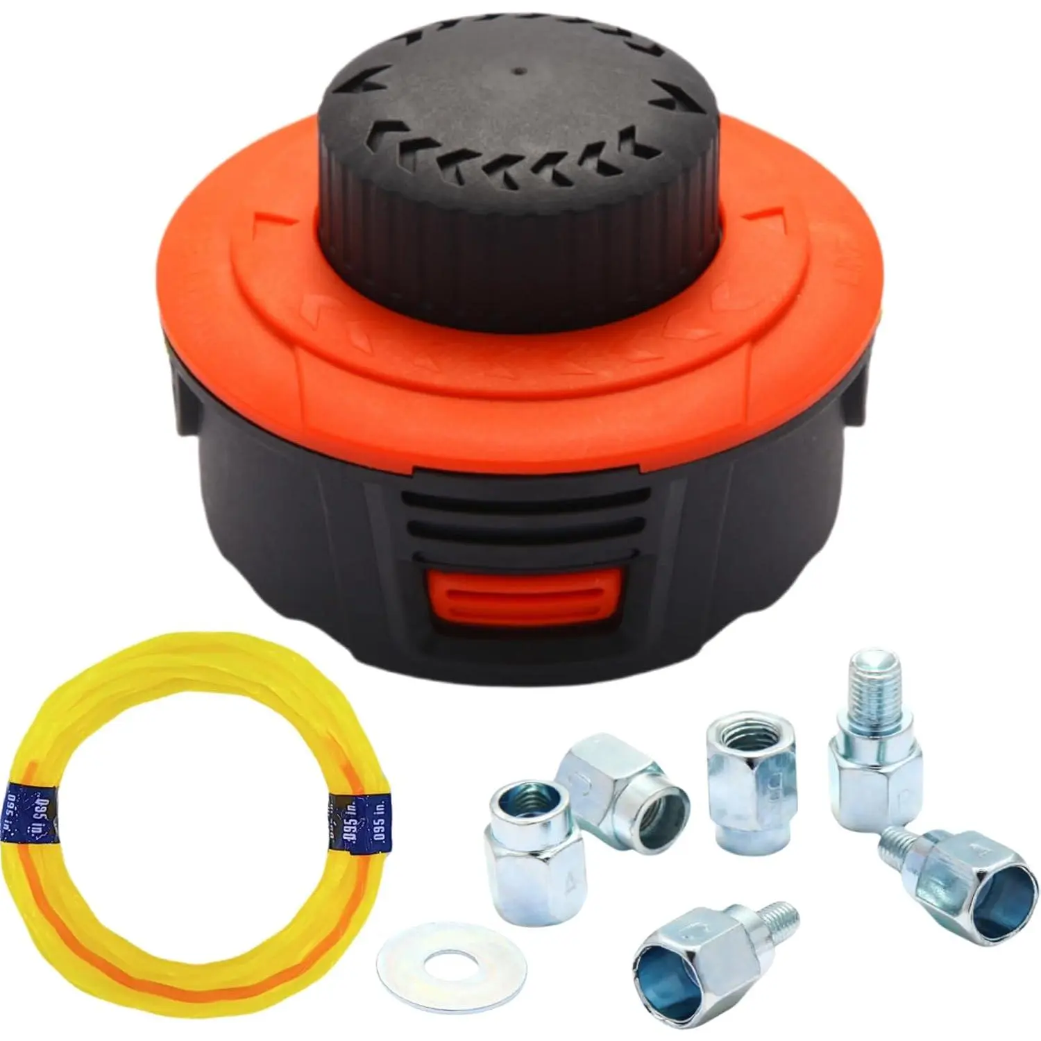 H02 Bump Feed Weed Trimming Head - Echo Compatible String Trimmer Accessory with .095 Trimmer Line