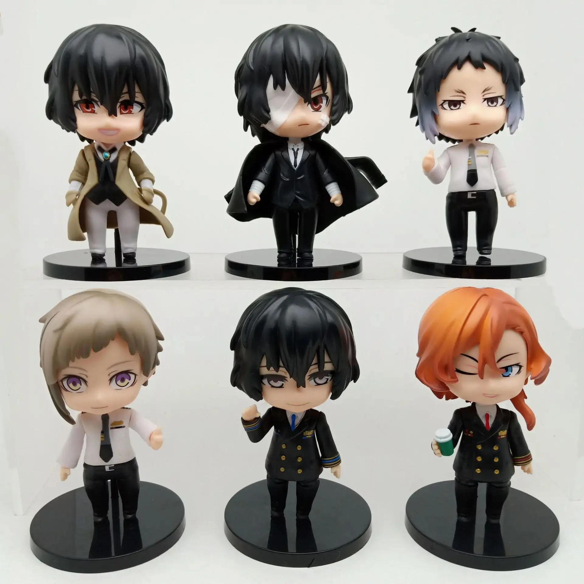 2026 new hot item Bungo Stray Dogs Anime Figures Dazai Osamu Nakajima Atsushi Toy PVC Model Room Decor Collection for Gift