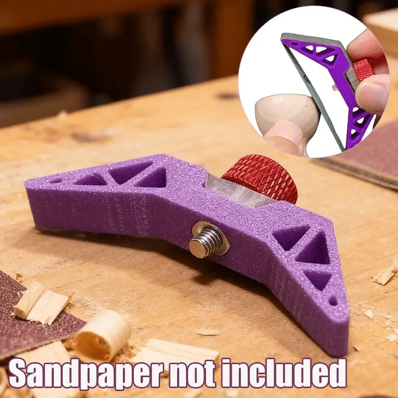 Easy-to-Use Mini Handheld Sander – Portable Hand Sander Tool, Suitable for Edge Grinding & Surface Finishing (No Sandpaper Included)