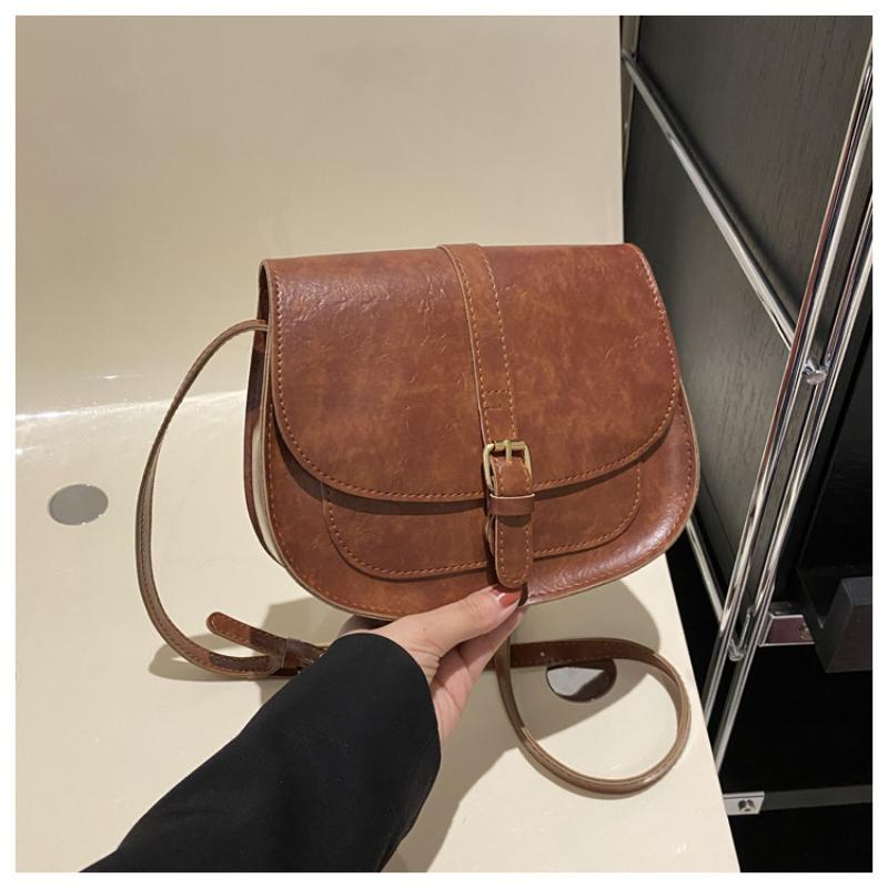 Today's Popular Bags, Simple Crossbody Bag, Casual Shoulder Underarm Saddle Bag