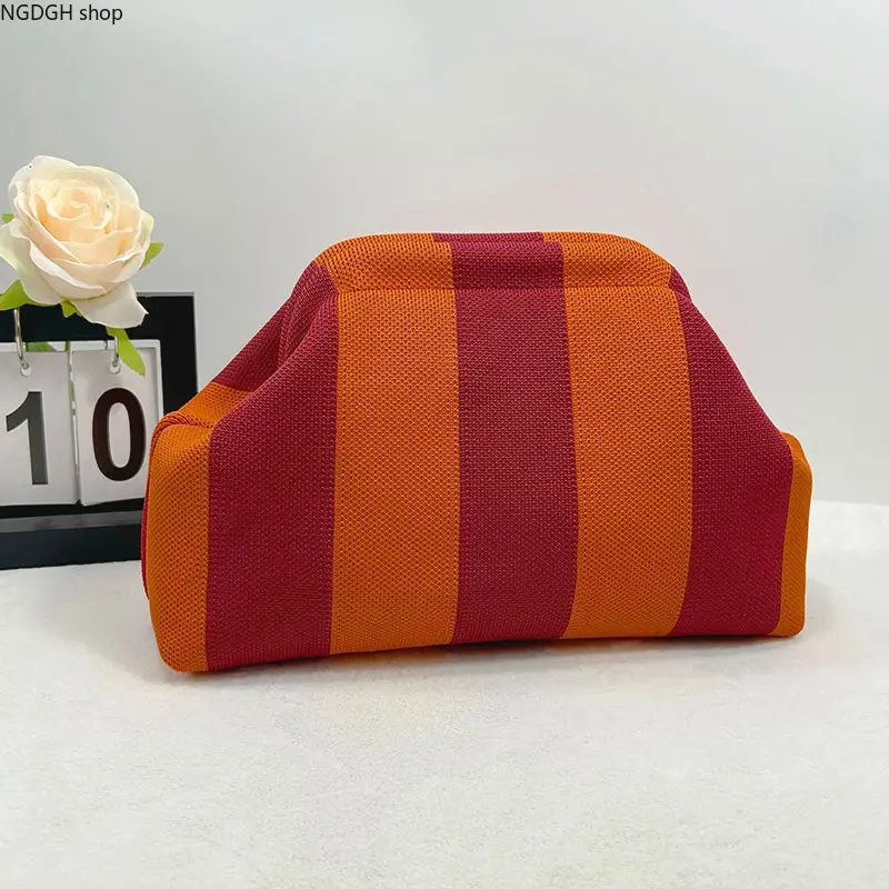 Striped Makeup Bag - Wide Striped Clutch Pouch for Women, Large Cosmetic Organizer, Trendy Y2K Everyday Travel & Party Fashion Accessory,travel essentials,camping essentials Striped Makeup Bag - Wide Striped Clutch Pouch for Women, Large Cosmetic Organizer, Trendy Y2K Everyday Travel & Party Fashion Accessory,travel essentials,camping essentials