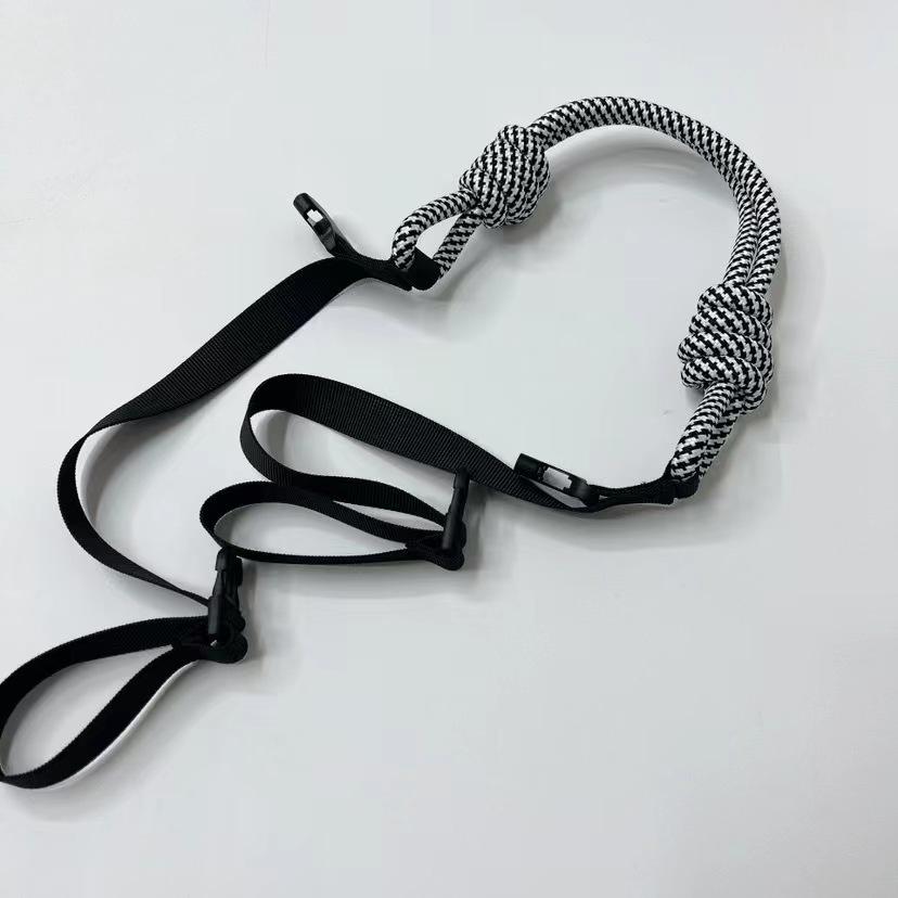 New Summer Canvas Bag for Women, Ballchain Embroidered Shoulder Handbag, Large Capacity Niche Trend Bag crossbody luxury designer tote real