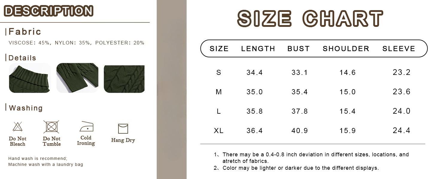 Saodimallsu Womens Cable Knit Sweater Dress Sexy Long Sleeve Bodycon Turtleneck Mini Fall Sweaters Dresses