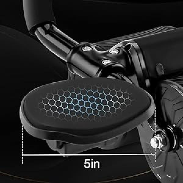 Elbow Support Automatic Rebound Abdominal Wheel,Ab Roller for Abdominal Exercise Machine,Dolly Core Strengthening Trainer Fitness Belly Training Ab Roller