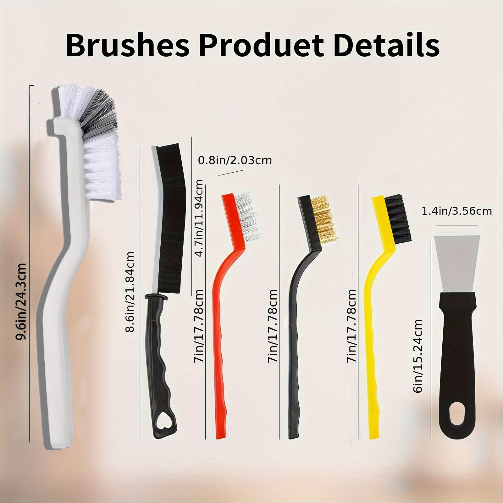 Kitchen Cleaning Brush Set, 11pcs/set Multifunctional Gap Cleaning Brush, Bathroom Cleaning Brush, Kitchen Bathroom Window Toilet Cleaning Brush Set, Bathroom Brush Cleaner