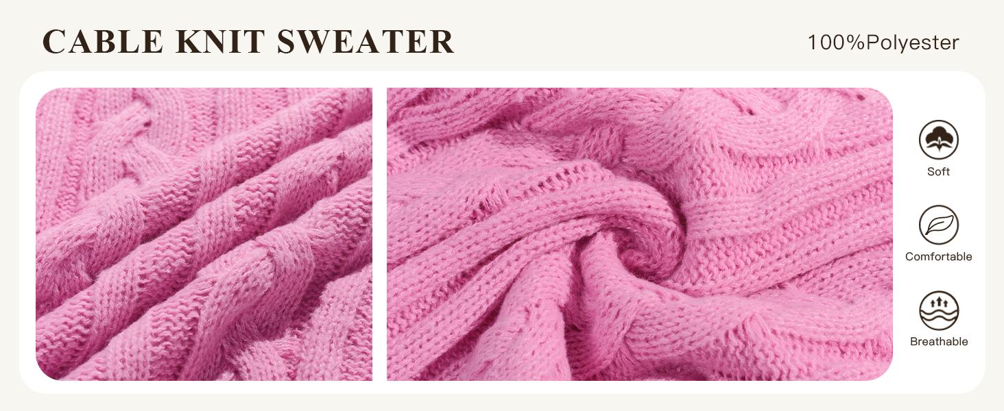 Womens Oversized Sweaters Chunky Cable Knit Crew Neck Casual Long Lantern Sleeve Fall Tunic Sweater Tops Womens Oversized Sweaters Chunky Cable Knit Crew Neck Casual Long Lantern Sleeve Fall Tunic Sweater Tops