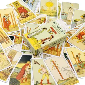 Before Tarot Cards 78 Oracle Cards, Divination Board Game for Beginners, Portable Fortune-Telling Game, Easter Christmas Halloween Gift