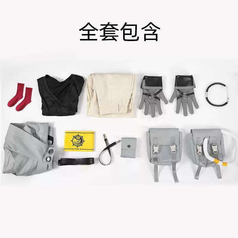 GACHIAKUTA Anime Ludo Enjin Zanka Riyo Reaper Cosplay With Four Characters Clothes And Four Wigs Cosplay Costume Anime Full Suit