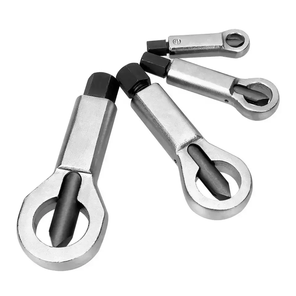 Nut Splitter Tool, Heavy Duty Manual Nut Cracker and Remover, Rusty Nut Breaker for Removing Damaged or Seized Nuts