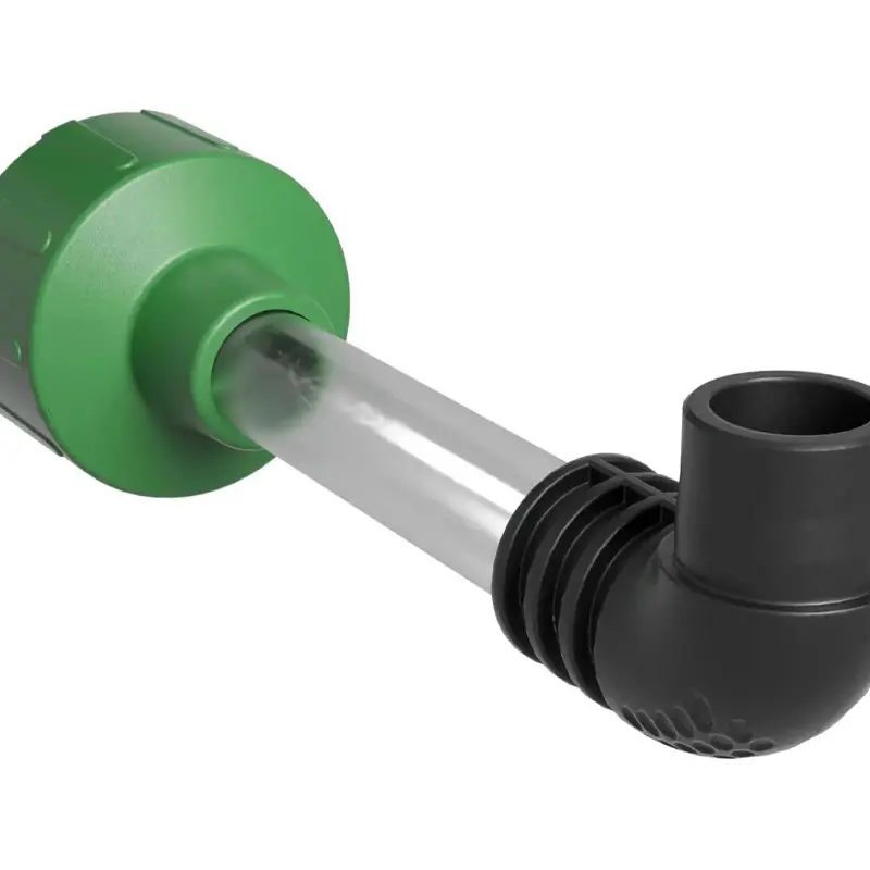AC Drain Line Cleaner Adapter Evacuates & Unclog AC Drain Line - HVAC to PVC AC Drain Line Cleaner Tool - Universal Fit AC Drain Line Unclogger - AC Drain Line Cleaning Tool - Clear Visibility Fitting