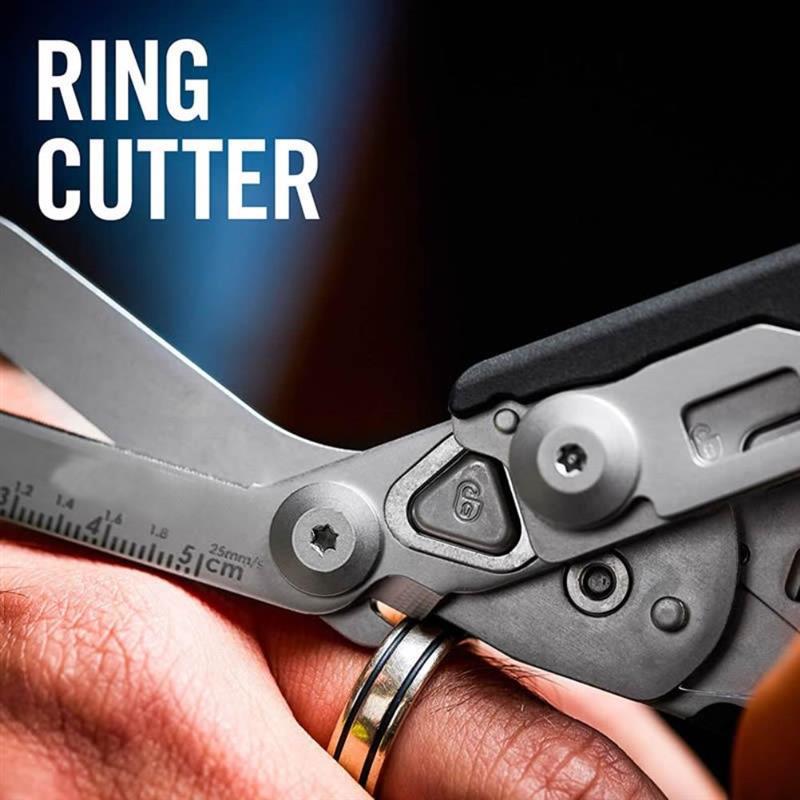 Portable Folding Scissors with Sheath, Multifunctional Stainless Steel Scissors, Outdoor Camping Rescue Scissors Tool