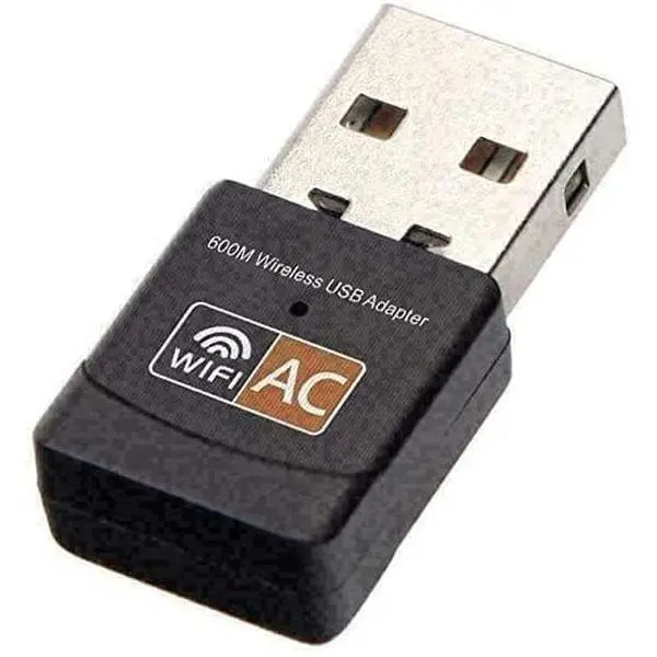 USB WiFi Adapter, AC600 Mbps  Band 2.4/5Ghz  USB Mini WiFi Network Adapter 802.11 Mini  for Laptop/Desktop/PC, Support Desktop Laptop  Book Windows Notebook