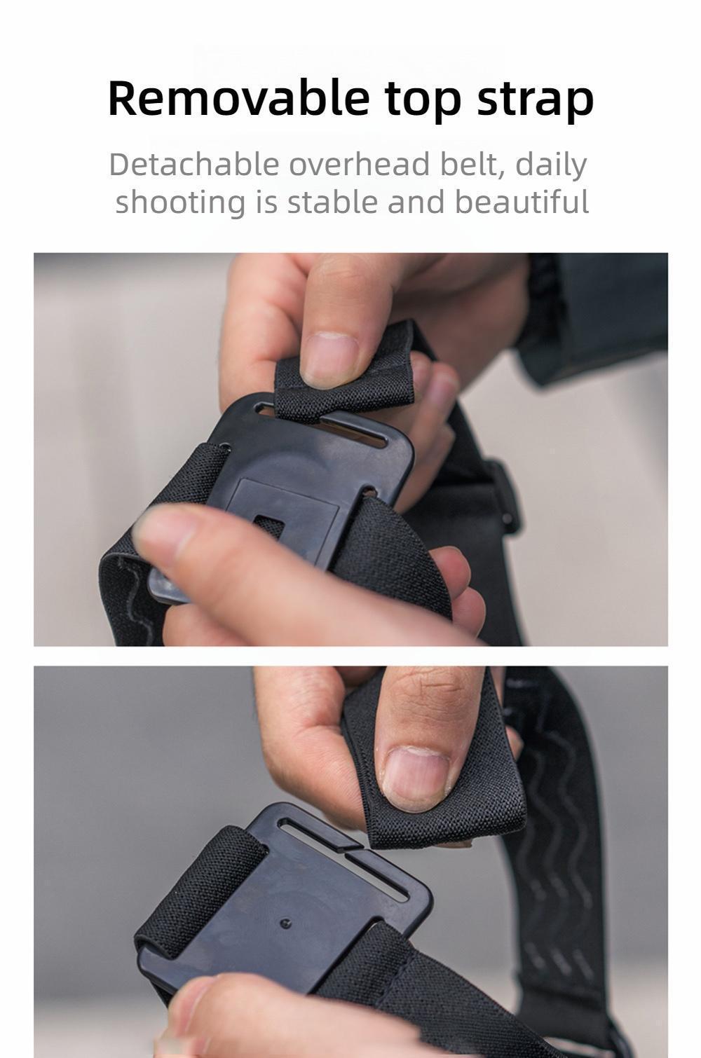 Camera Headband Head Strap Fixed Bracket for GoPro 13/12 Insta360 Sports DJI Action 5Pro/4/3 Ace Pro 2 Accessories First Angle