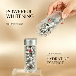 Squalane Brightening & Skin Tone Correcting Facial Capsule Essence, Hydrating & Moisturizing, Brightens Skin Tone & Defines Facial Contours, Gentle Skin Lightening & Renewing Skincare, Unisex, Ideal as a Gift Serums Hydrate Moisturizer Moisture