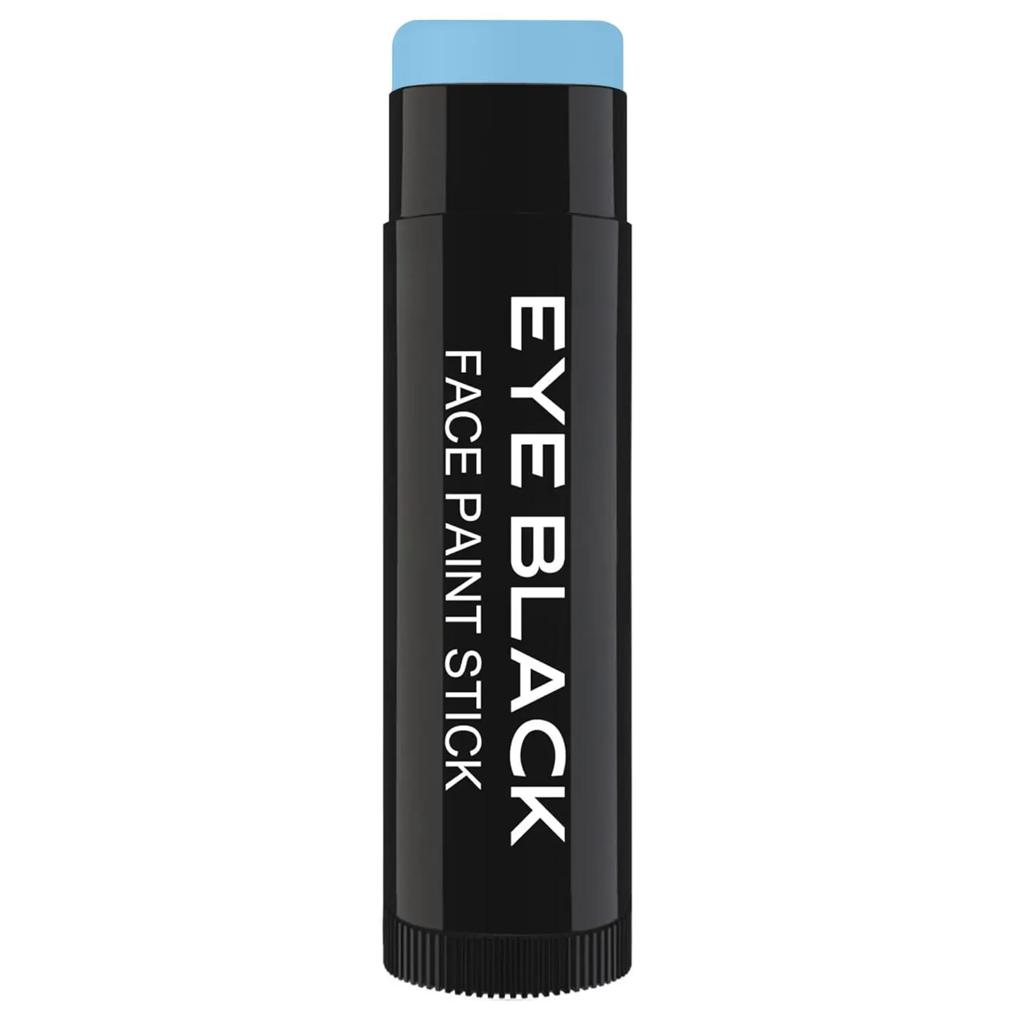 Light Blue Eye Black Stick - Anti-Glare Waterproof Sports Accessory for Baseball, Football - Sweat-Proof, Smooth, Long-Lasting, High Coverage Grease Paint for Under Eyes Application, Apply Under Eyes