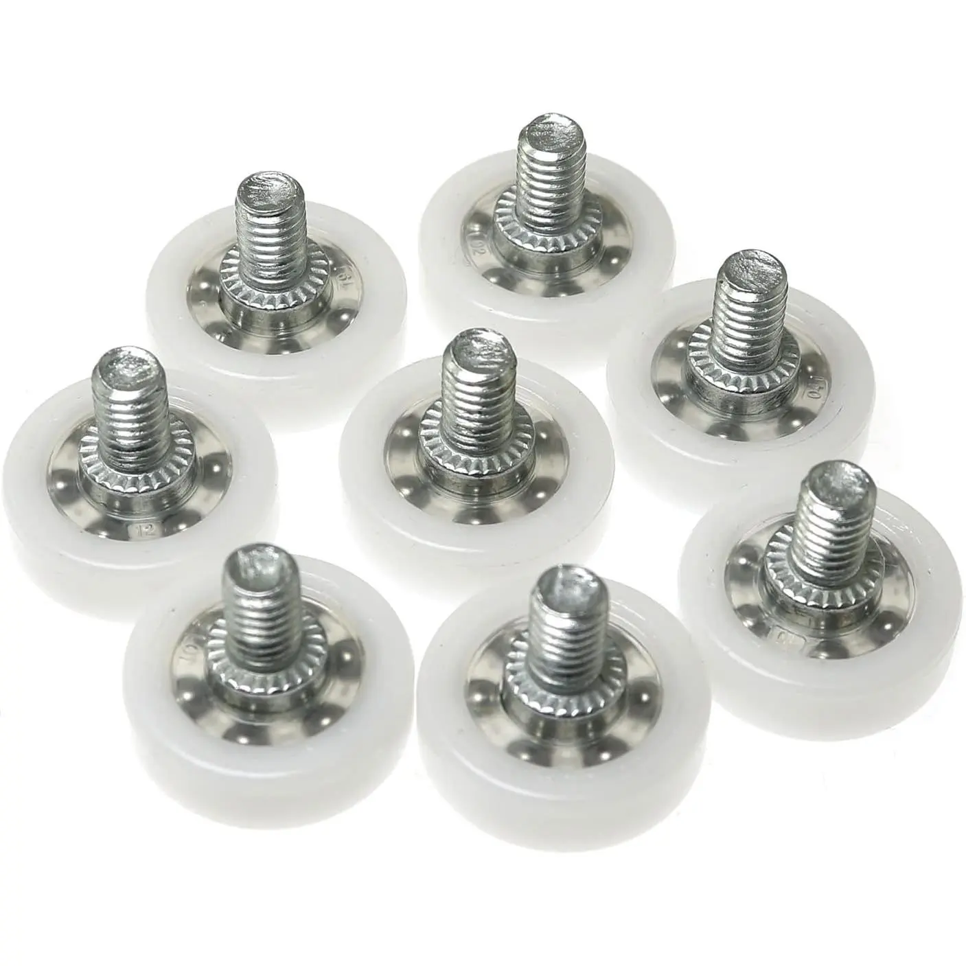 8 count Diameter 22mm Bearing Nylon Small Pulley Drawer Pulley Door Furniture Cabinet Pulley Positioning Roller File Cabinet Pulley