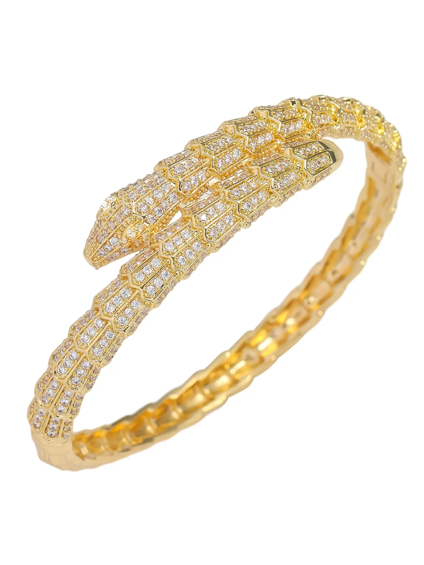 Luxury Zirconia Zodiac Snake Bracelet, Exquisite Bracelet, Fashion Boutique Women's Jewelry, Versatile Daily Accessory, Valentine's Day Gift