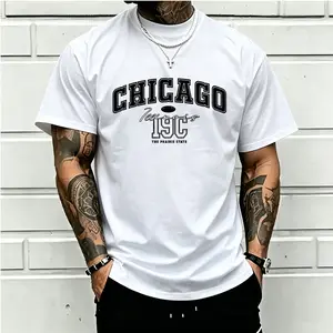 Chicago 1916 Graphic T-Shirt for Men Women, Vintage City Travel Tee, Retro College Style Streetwear Shirt, Casual Short Sleeve Fashion Top, Urban Lifestyle Apparel, Father's Day Gift for Dad, Gift for Him, Chicago Lover Tee