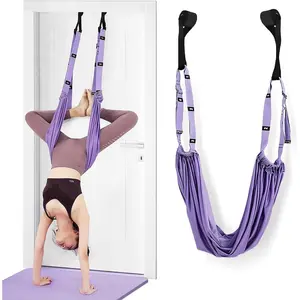 Leg Stretcher Strap - Yoga Stretching Strap,Yoga Door Swing,Backbend Training Rope with Door Anchor, Flexibility Trainer Stretching Equipment Assist Stretch Strap for Fitness Gymnastics Dance Aerial Ballet