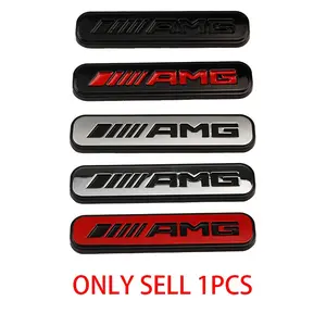 Amg Metal Badge for Mercedes Smart Fortwo 1st & 3rd Generation, Customizable Tail Emblem, Stylish Side Marker, Car Accessories, Vehicle Exterior Decoration