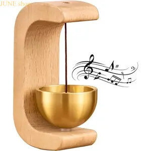Available In One, Two Or Three Count Sets, Magnetic Suction Mounted Solid Wood Wind Chime Designed As A Hangable Entry Doorbell, Vintage Hanging Ornament For Indoor Wall Decoration And Front Door Home Styling
