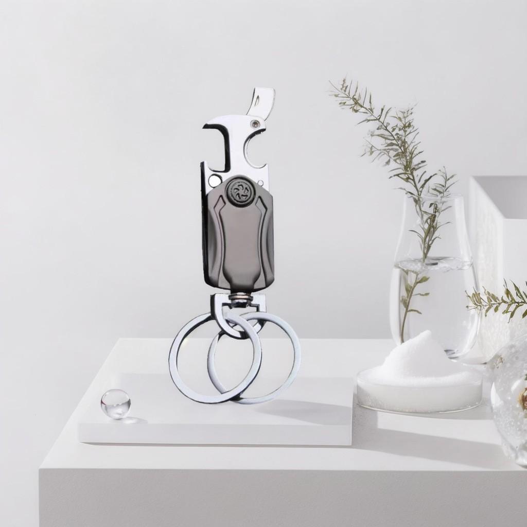 High-End Metal Multifunctional Keychain, Rotating Keychain, Phone Stand Keychain