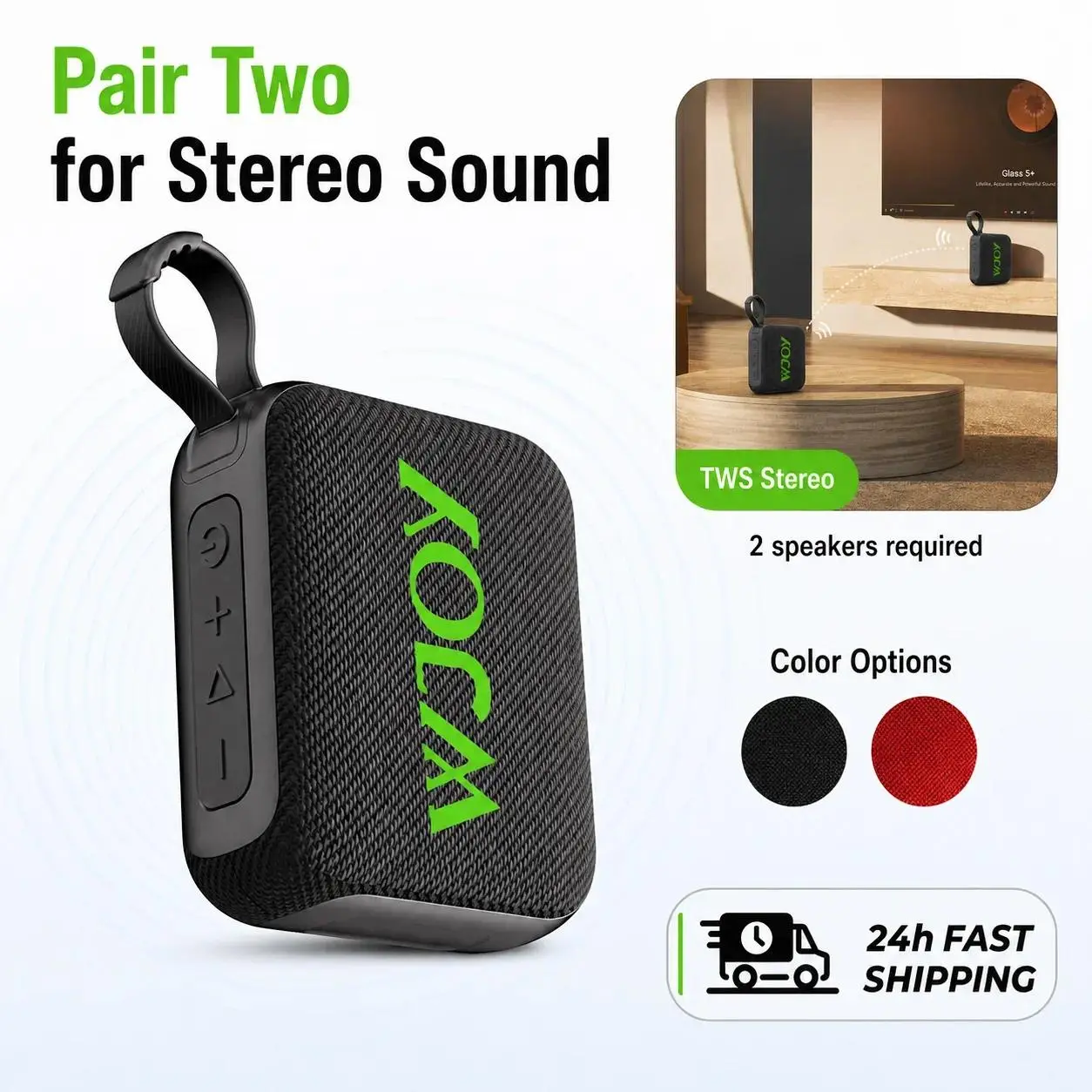 Bluetooth 5.4 Speakers TWS Hi-Fi Portable Lightweight Speaker for Home Theater Outdoor Camping Walking Speaker Wireless Stereo
