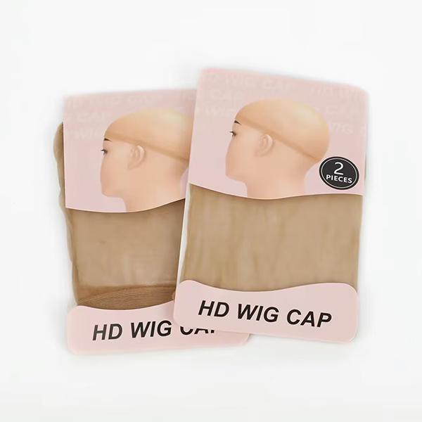 Wavymy Hair Invisible HD Human Hair Wig Cap 2 Pieces/pack Stretch Elastic Hair Net For Women