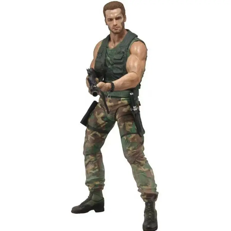 Neca Iron Man 30th Anniversary P1 Original Anodach Colonel Jungle Hunter Collectible Model, Desktop Decor, Halloween Gift, Christmas Present
