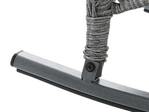 Amopatio Greenish Spring 3-Piece Patio Rocking Bistro Set, Wicker Outdoor Furniture with Thick Cushion Chair and Table for Backyard Garden Porch Deck Family Party