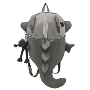 Dinosaur Shark Creative Monster Backpack Cartoon School Bag for Boys and Girls Funky Personalized Student Backpack