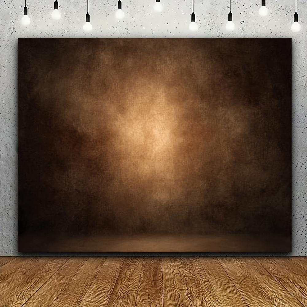 1pc 2D Flat Polyester Photography Backdrop | Durable Brown Gradient Design for Portraits & Events | Ideal for Single Parties, Graduations, Baptisms | Easy Setup, No Power Needed | Versatile St
