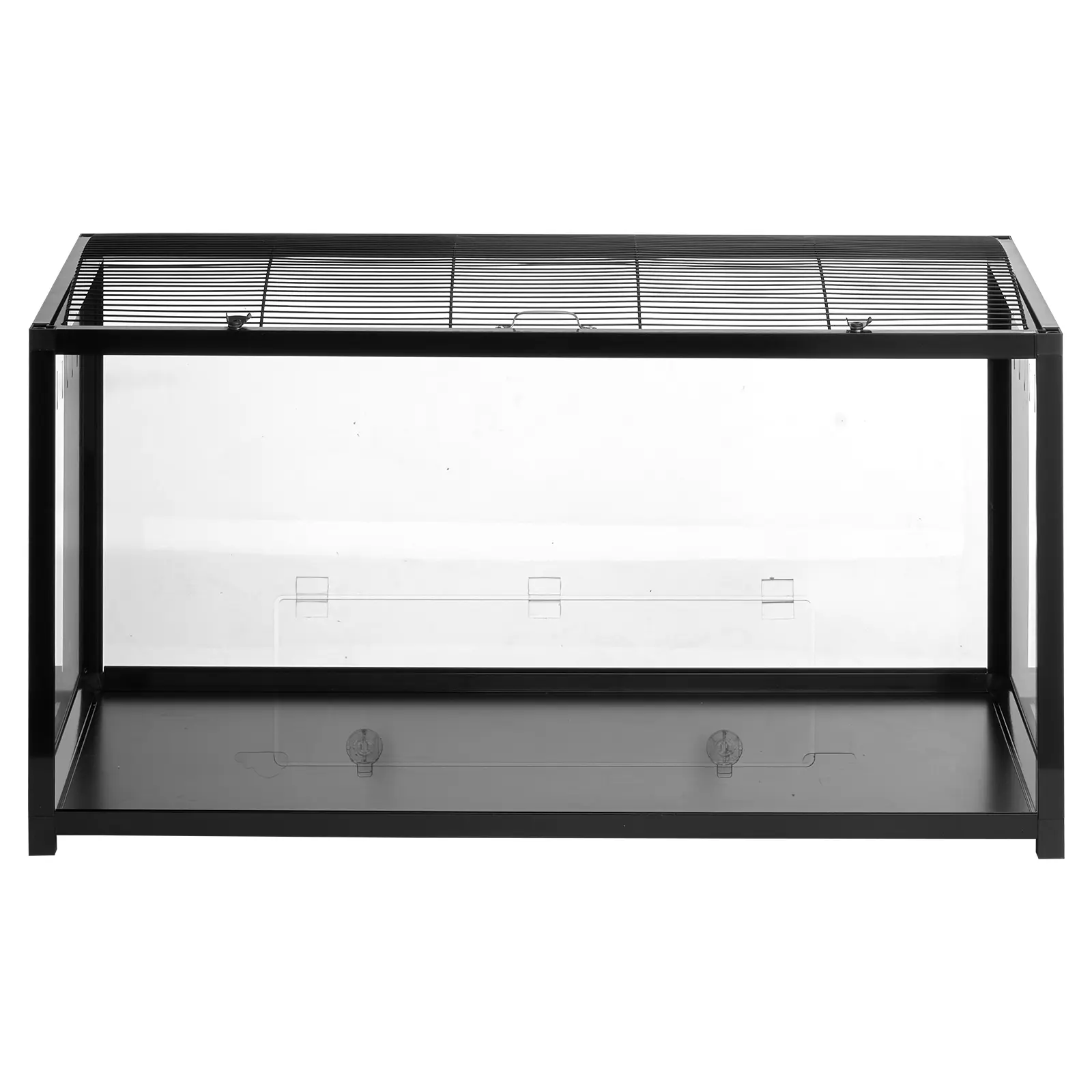 Hamster Cage, Viewing Transparent Hamster Habitats, Ventilated Pet Mouse Cages with Front Door, Easy to Clean, Security & Durability, Comfort & Spaciousness