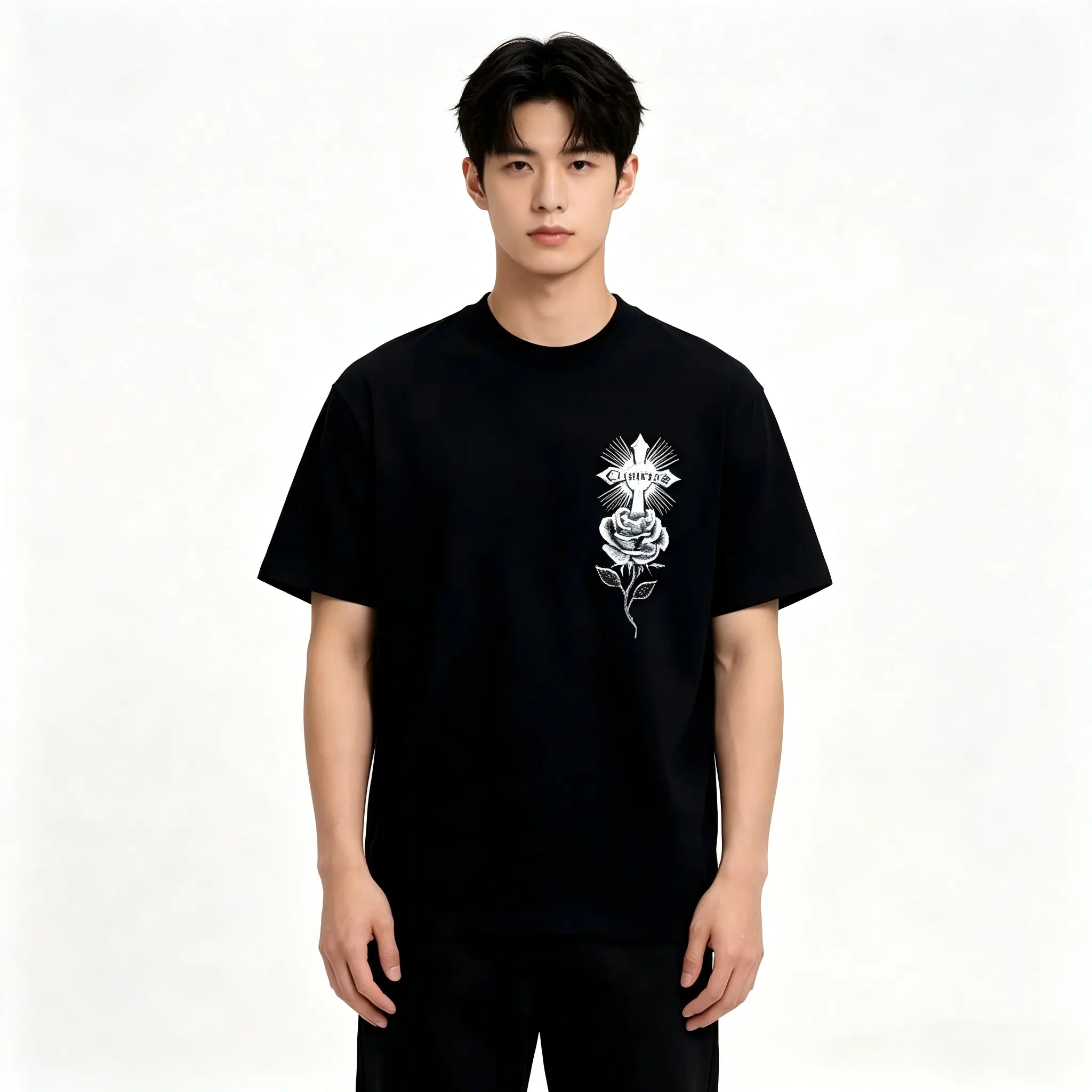 Men's Chicano Mexico Style Classic Short Sleeve Long Breathable Cotton Tee Vintage Graphic Cholo Streetwear Retro Artwork Unisex Oversized Matching Urban Trendy Top Gift Idea Shortsleeve Menswear Minimalist Stylish Round Neck Soft Skull Casual Daily Wear