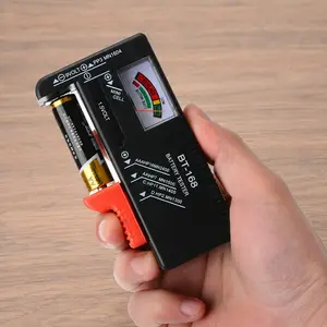 AA AAA C D 9V Battery Tester, 18650 Lithium Ion Battery Capacity Analyzer, Portable Coin Cell Checker, Home Device Diagnostic Tool, Multifunctional Battery Health Monitor, Durable Power Tester