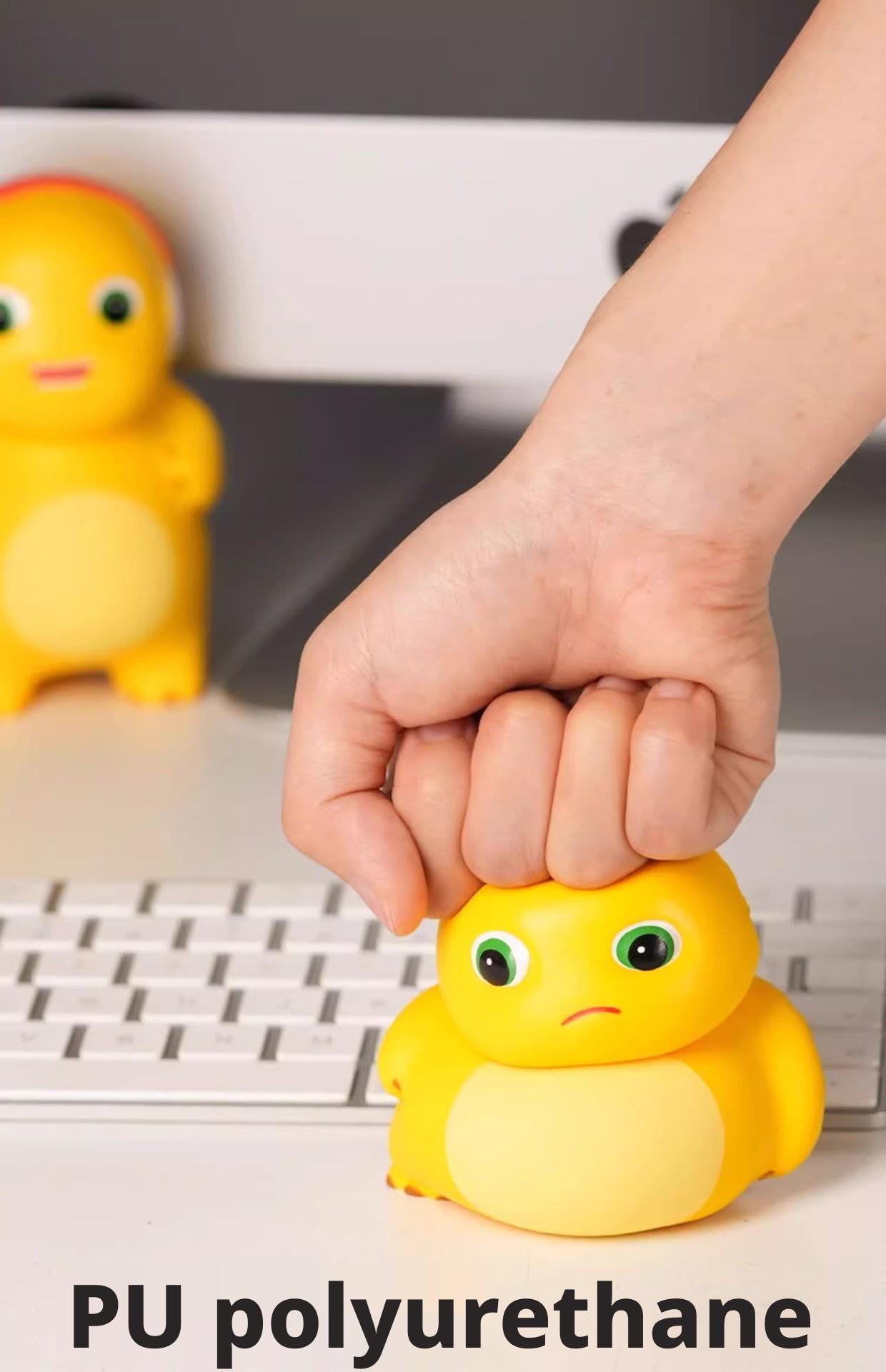 12cm Milk Dragon Slow-Rebound PU Foam Toy, Popular Online Stress-Relief Gadget, Stress-Relief Toy Wholesale, The First Choice For Small Milk Dragon Squeeze Gifts