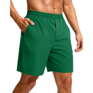 Men's Athletic Workout Shorts with Zipper Pocket 9"/7"/5" Running Gym Shorts  Men Lightweight Quick Dry Tennis