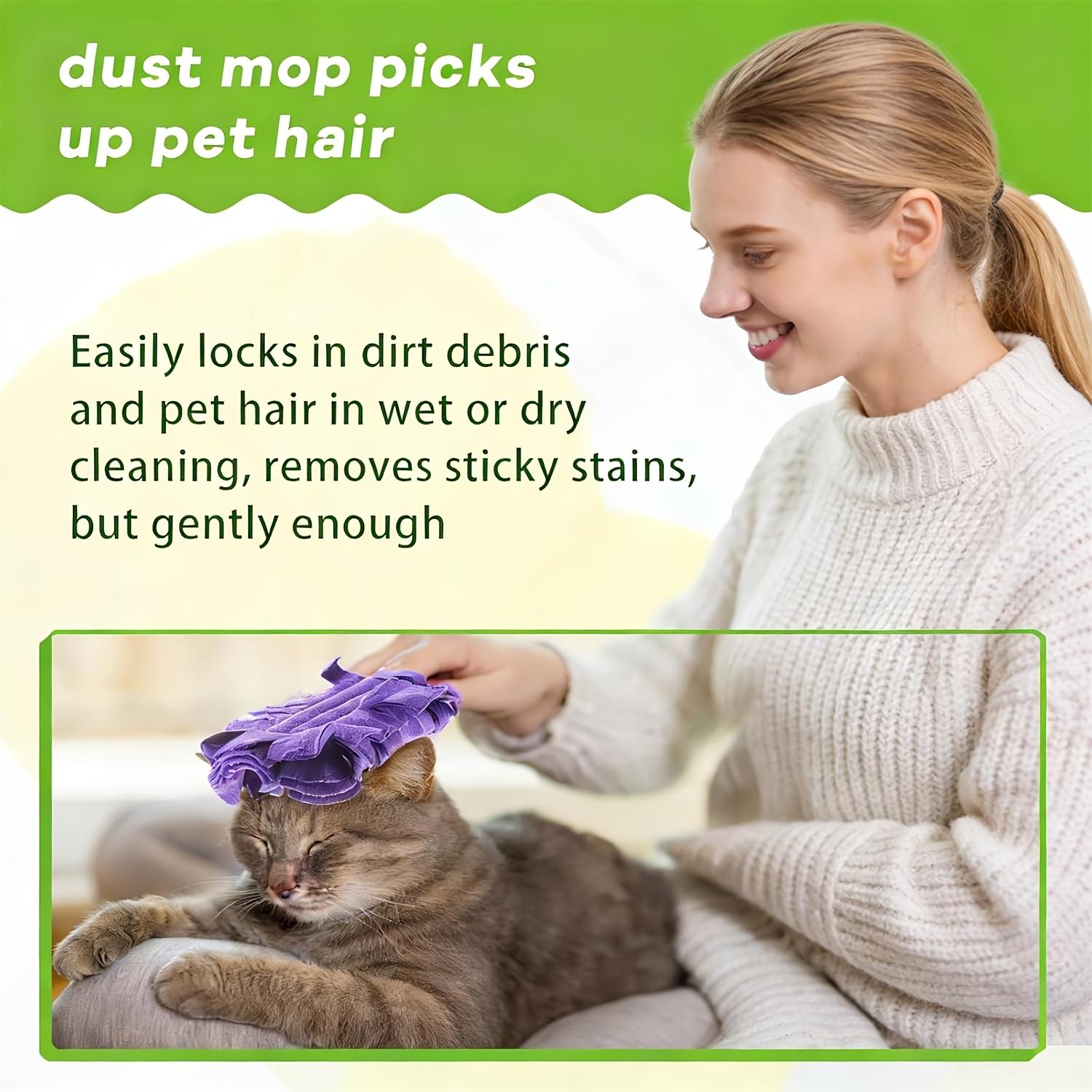 1pc 360 Electrostatic Duster Refills |   Reusable, Choice for A Dust-Free for home, Washable with Microfiber Dusting Heads for Home Cleaning