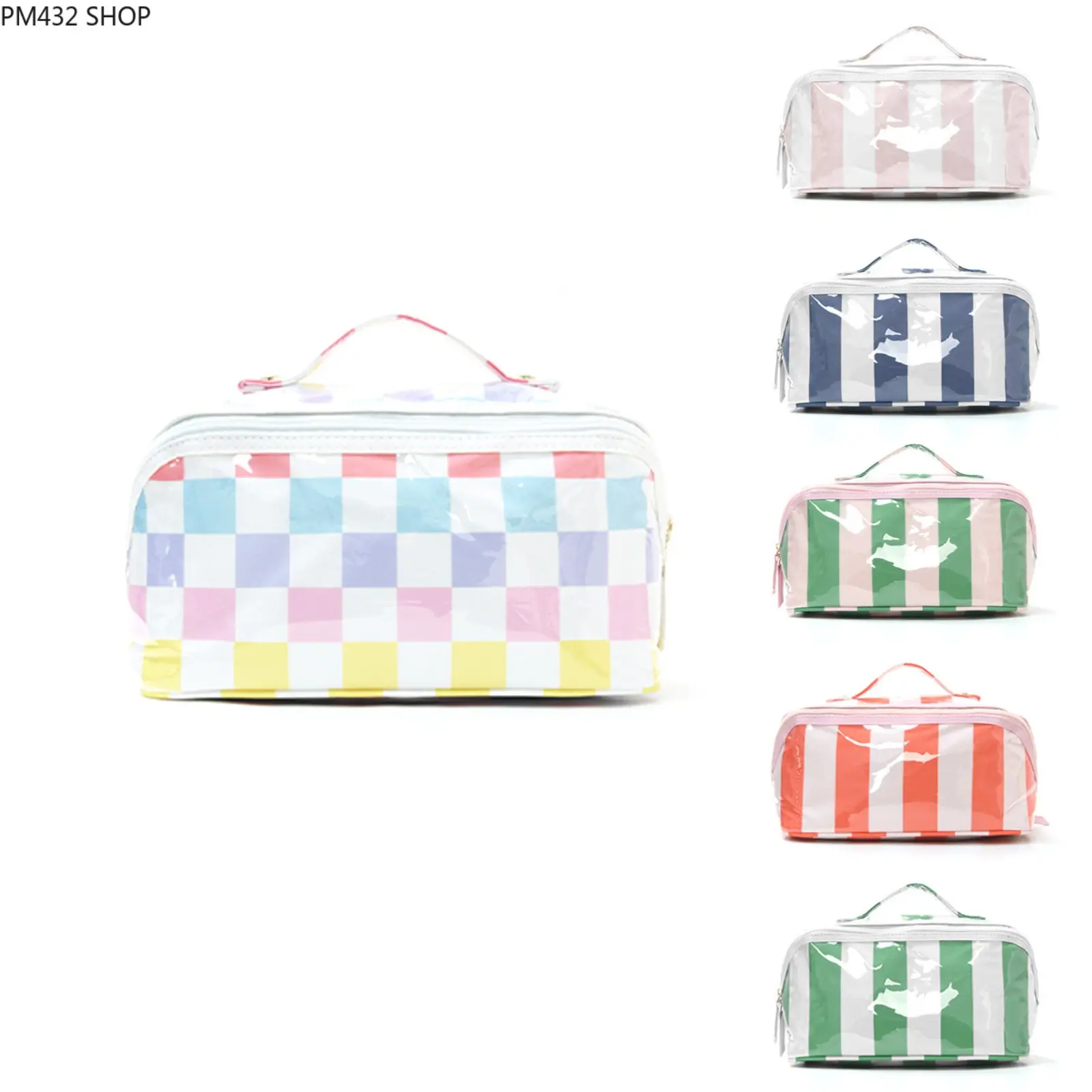 Trendy Color Block Pillow Makeup Bag – Large Capacity Travel Cosmetic Organizer, Portable Toiletry Storage Bag for Women, Multi-Functional Daily Use Handbag