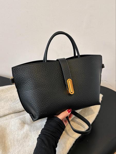 2025 Fall & Winter Women's Elegant Solid-Color Versatile Handbag, Fashionable Crossbody Bag for Daily Use, Casual Trendy High-Quality Daily Commuting Bag, Handbag Shoulder Bag