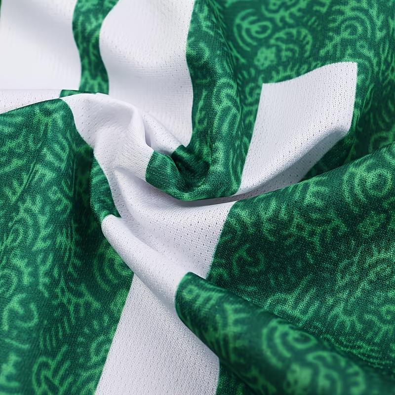 Mexico 2026 Soccer Pet Jersey - Sleeveless Breathable Fabric, Suitable for Dogs and Cats, Comfortable for All Seasons, Machine Washable, Fluorescent Green with Red and White Stripes and "Mexico 14" Number, Pet Sportswear, Lively Design