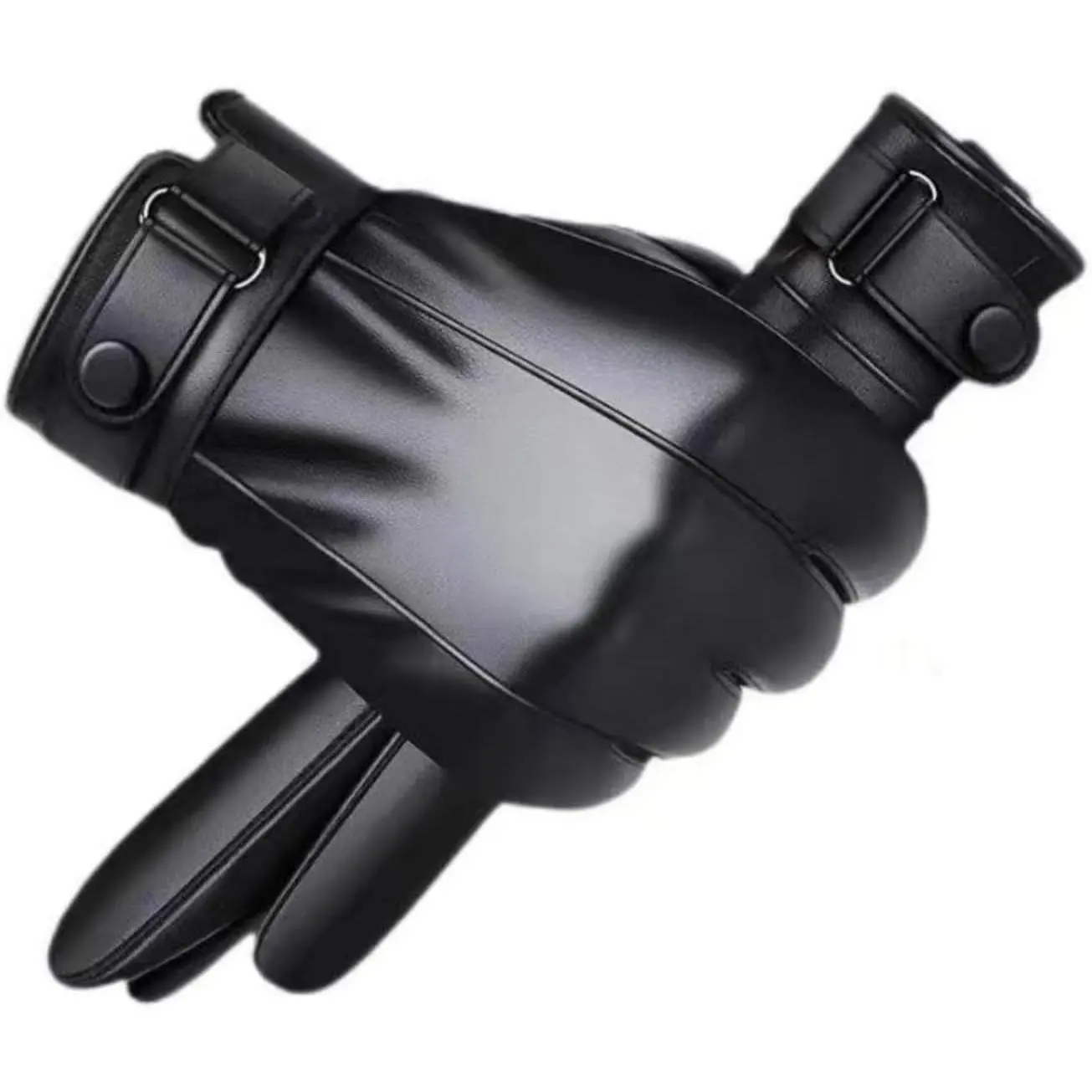 Leather Gloves For Men,Winter Warm Touch Screen Motor Gloves,Soft Cashmere Lining-Christmas, Valentine's Day present