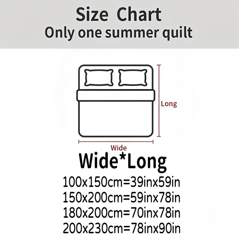 Floral Print Summer Quilt, 1 Count Soft Skin-friendly Organic Cotton Air-conditioning Quilt, Soft Lightweight Quilts, Thin Comfortable Bedding for Home Bedroom Living Room, Floral Coverlet Bedding