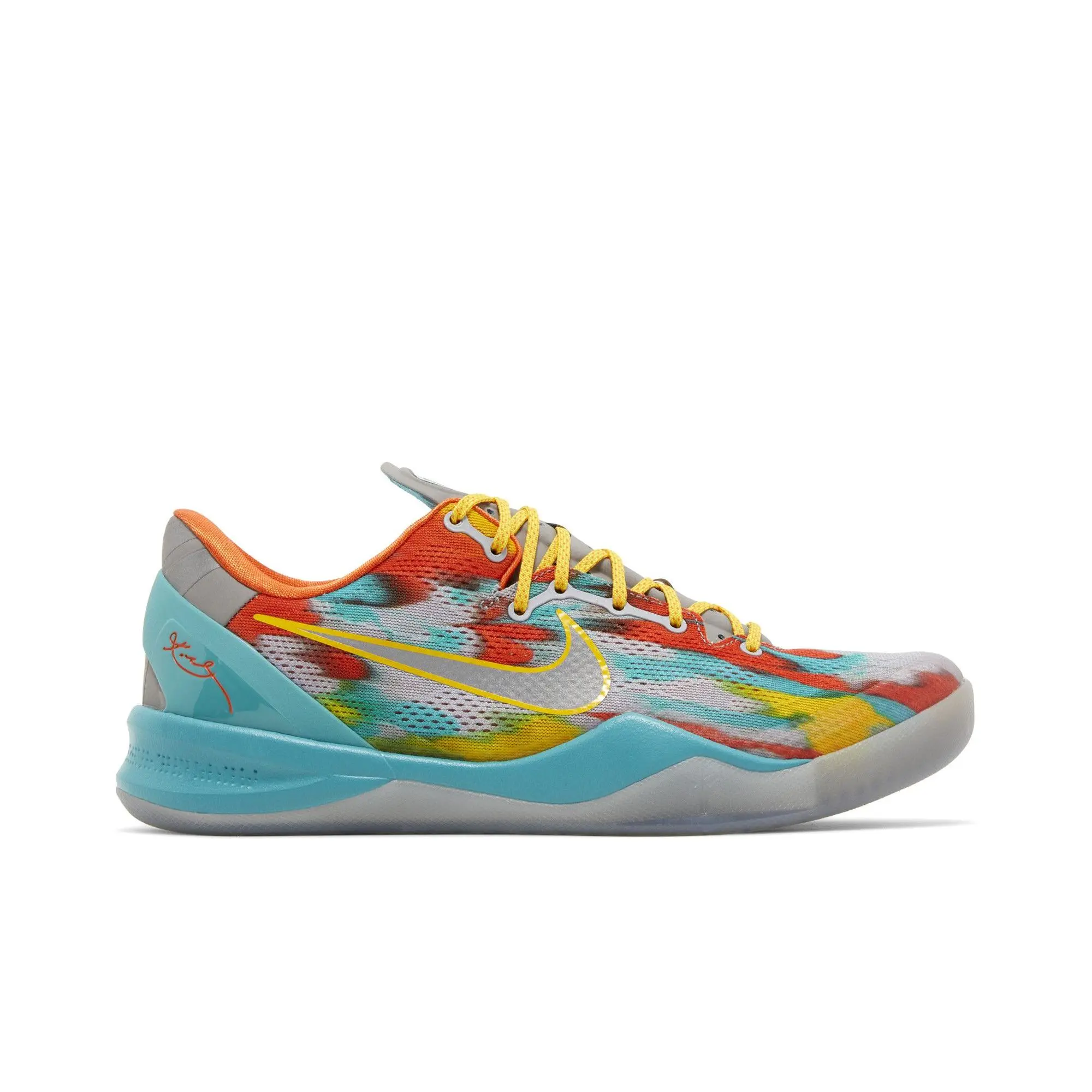 Nike Kobe 8 Protro 'Venice Beach' 2024 (Unisex) Stadium Grey/Metallic Silver/Tour Yellow basketball shoes FQ3548 001